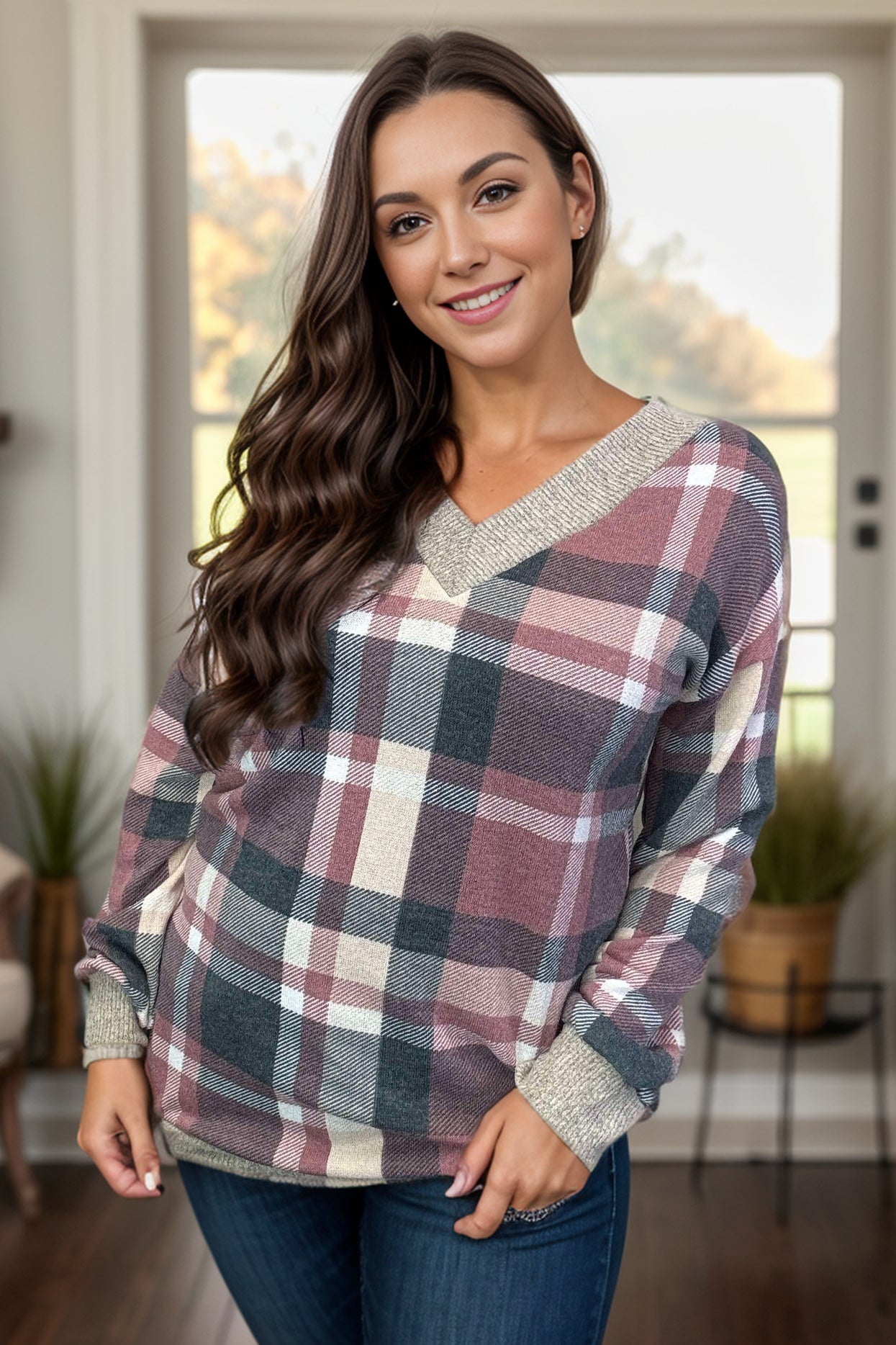 Absolute Dream - Plaid Pullover