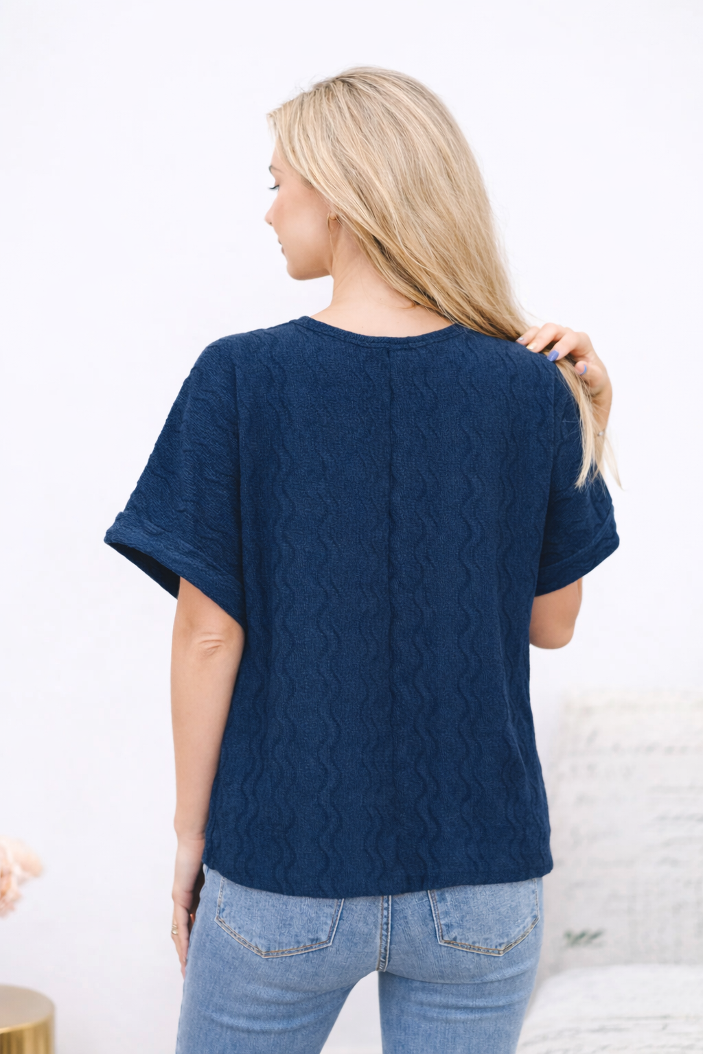 Blue Hour Woven Top
