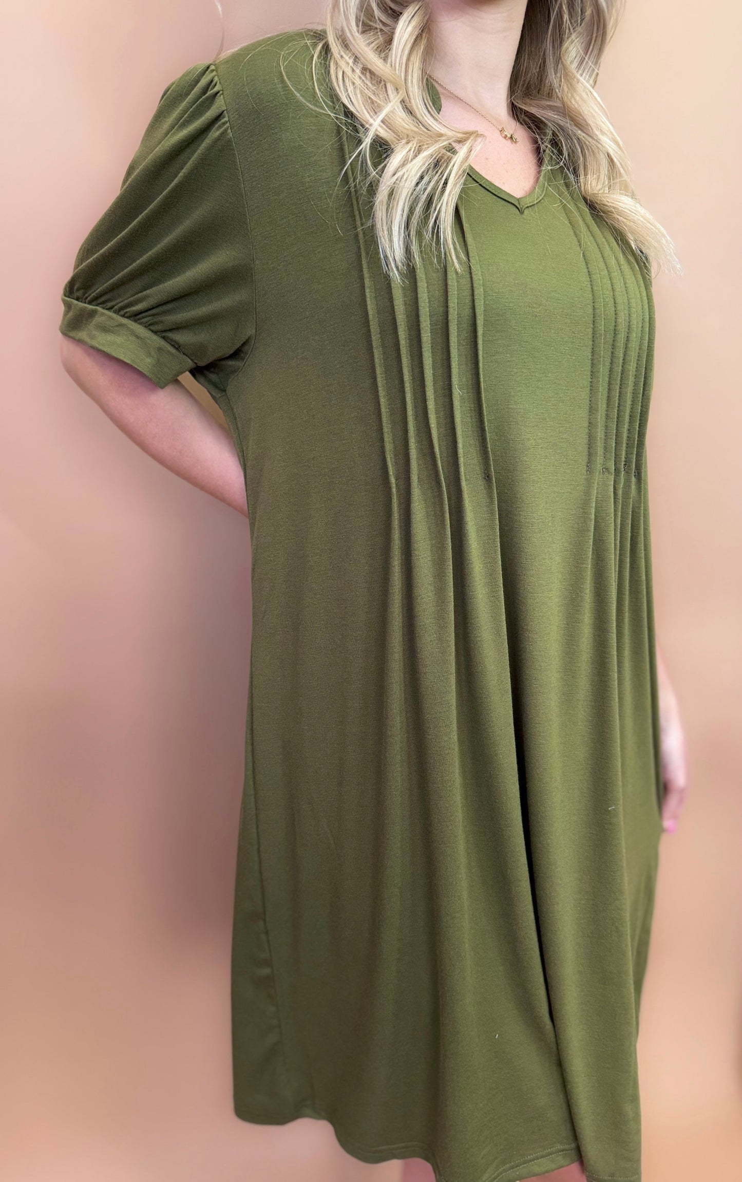 Bianca Dress in Olive