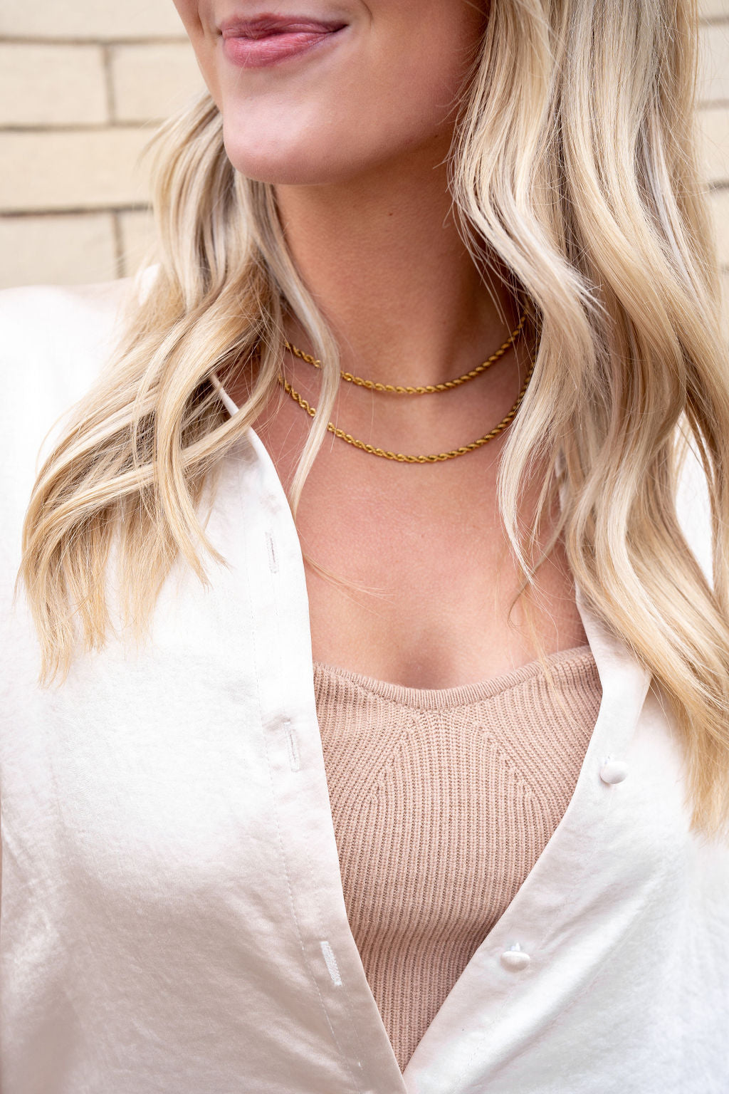 Luxe Gold Rope Chain - 16"
