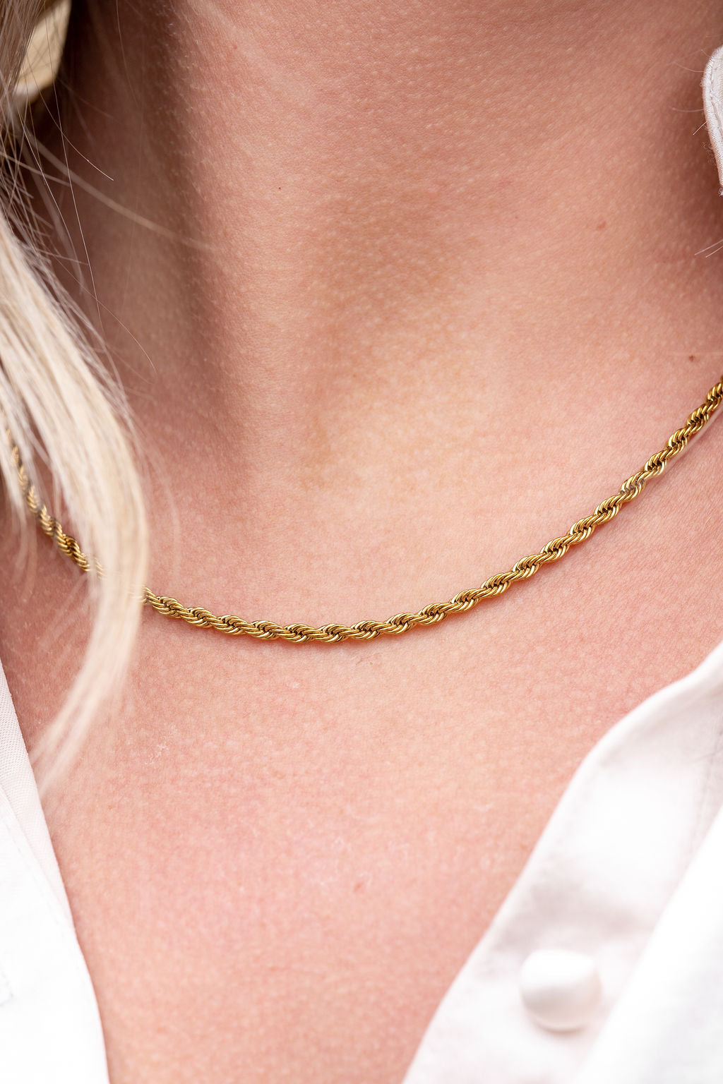 Luxe Gold Rope Chain - 18"