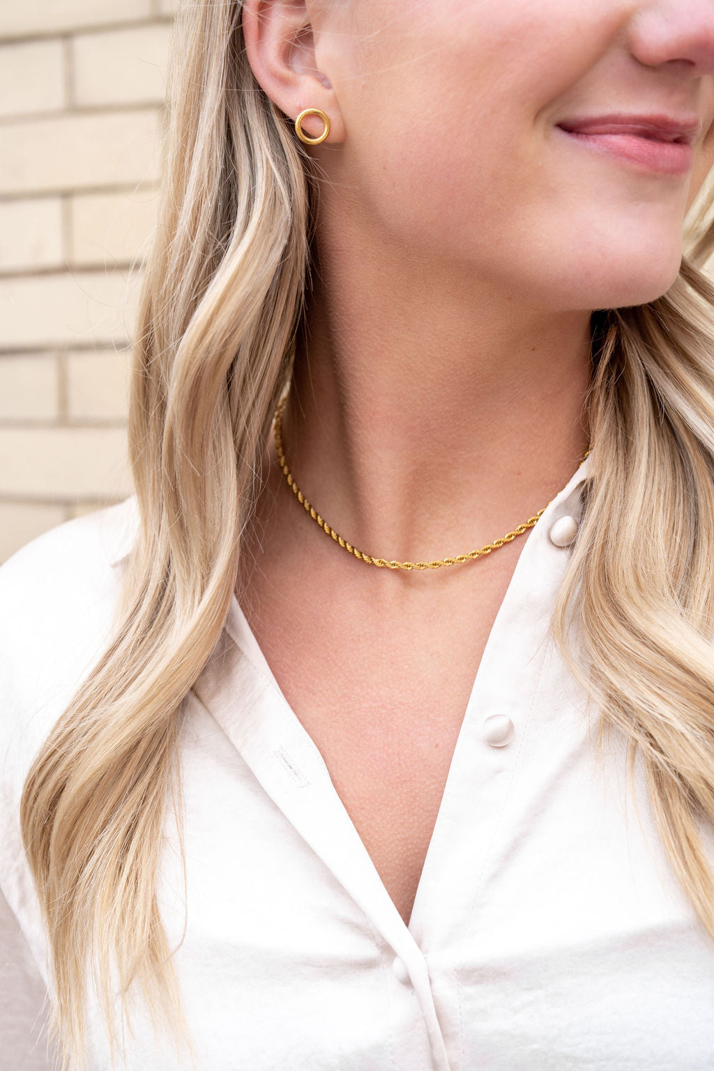 Luxe Gold Rope Chain - 16"