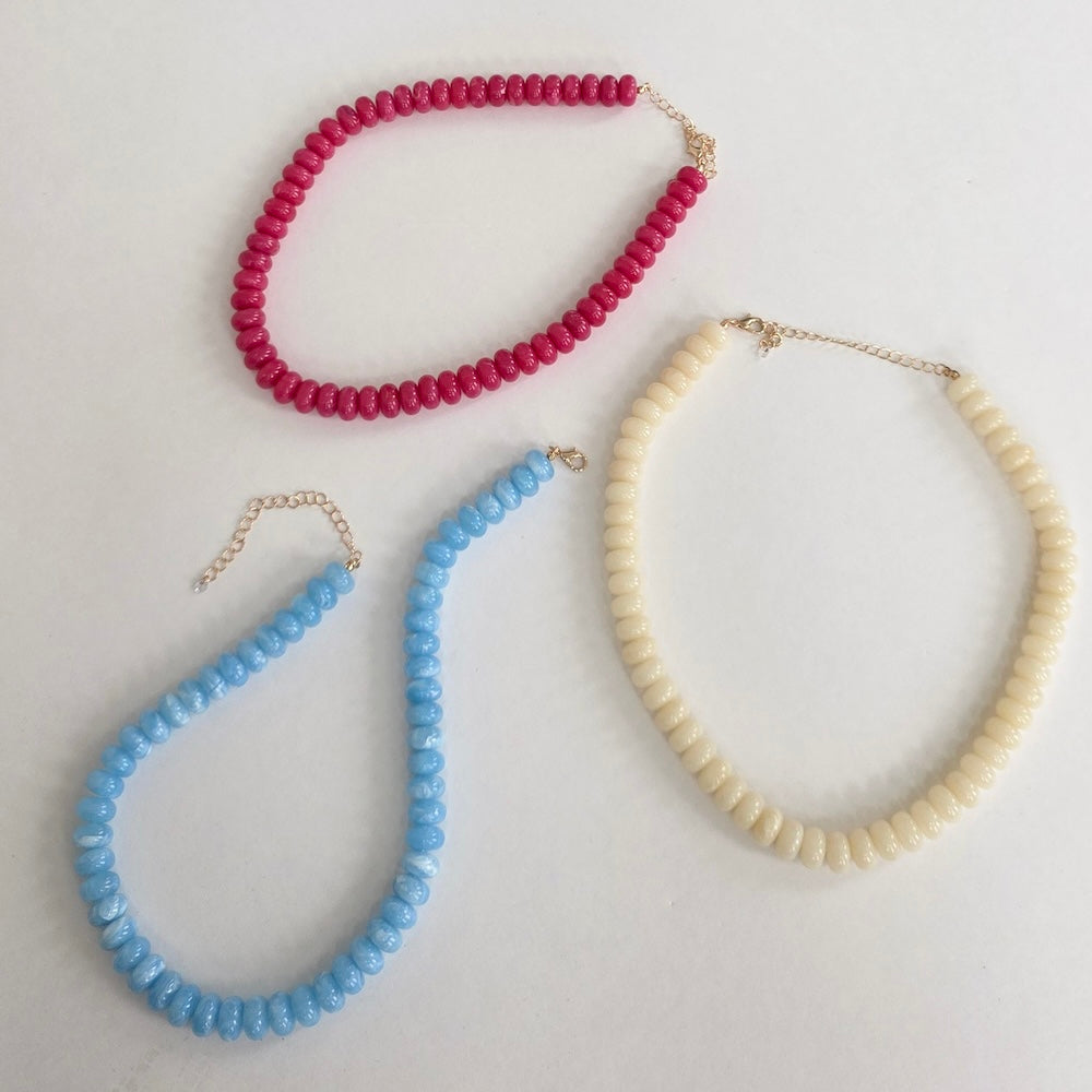 Dana Donut Bead Necklace