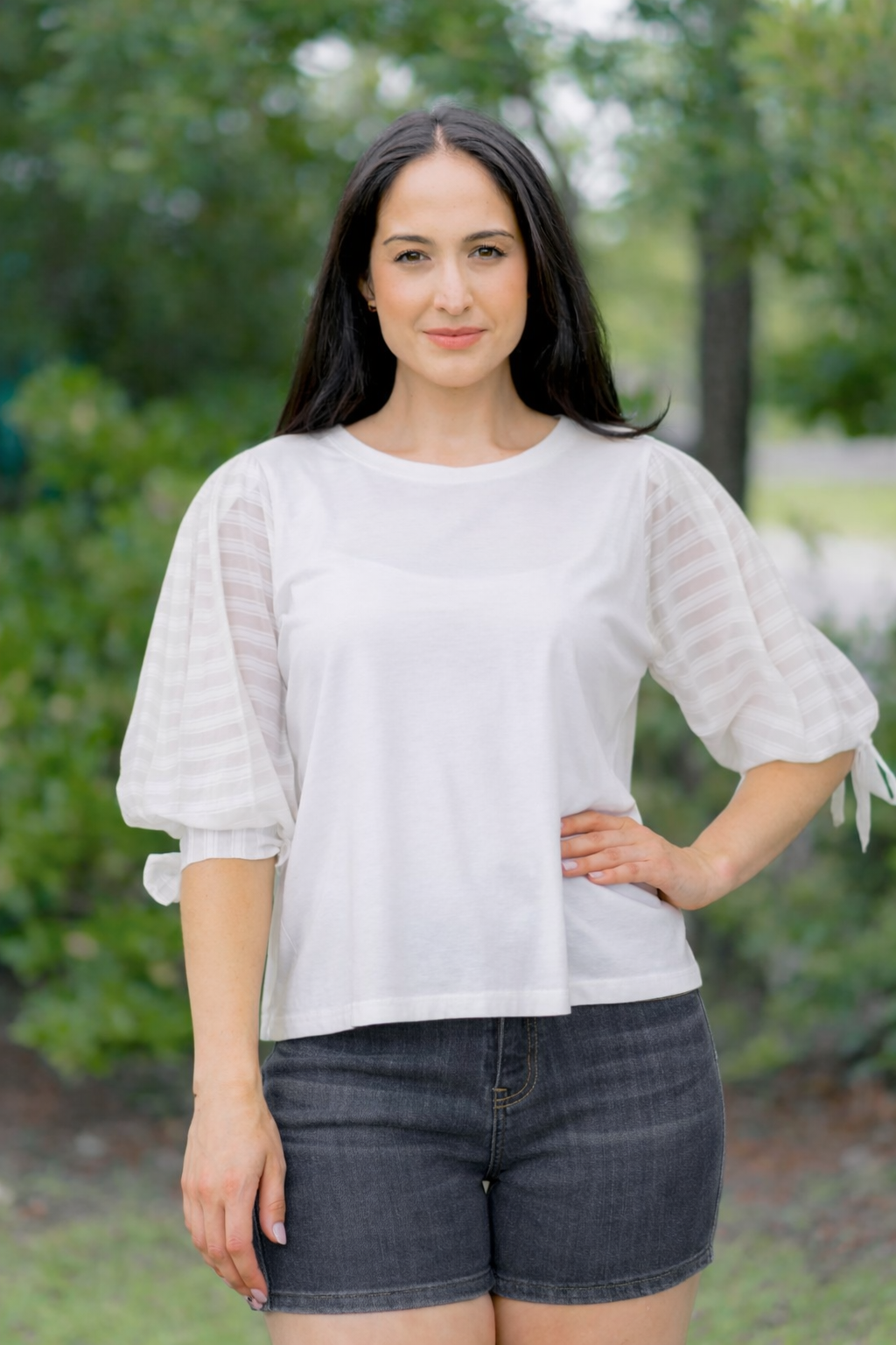 Duchess Tie Sleeve Top