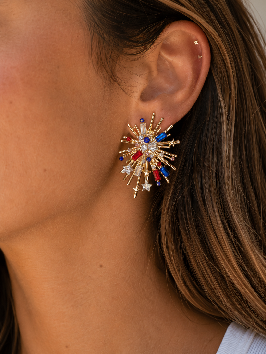 Beaded Firework Earrings