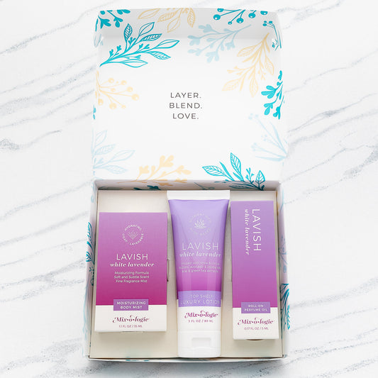 Lavish (white lavender) | Gift Set Trio Box