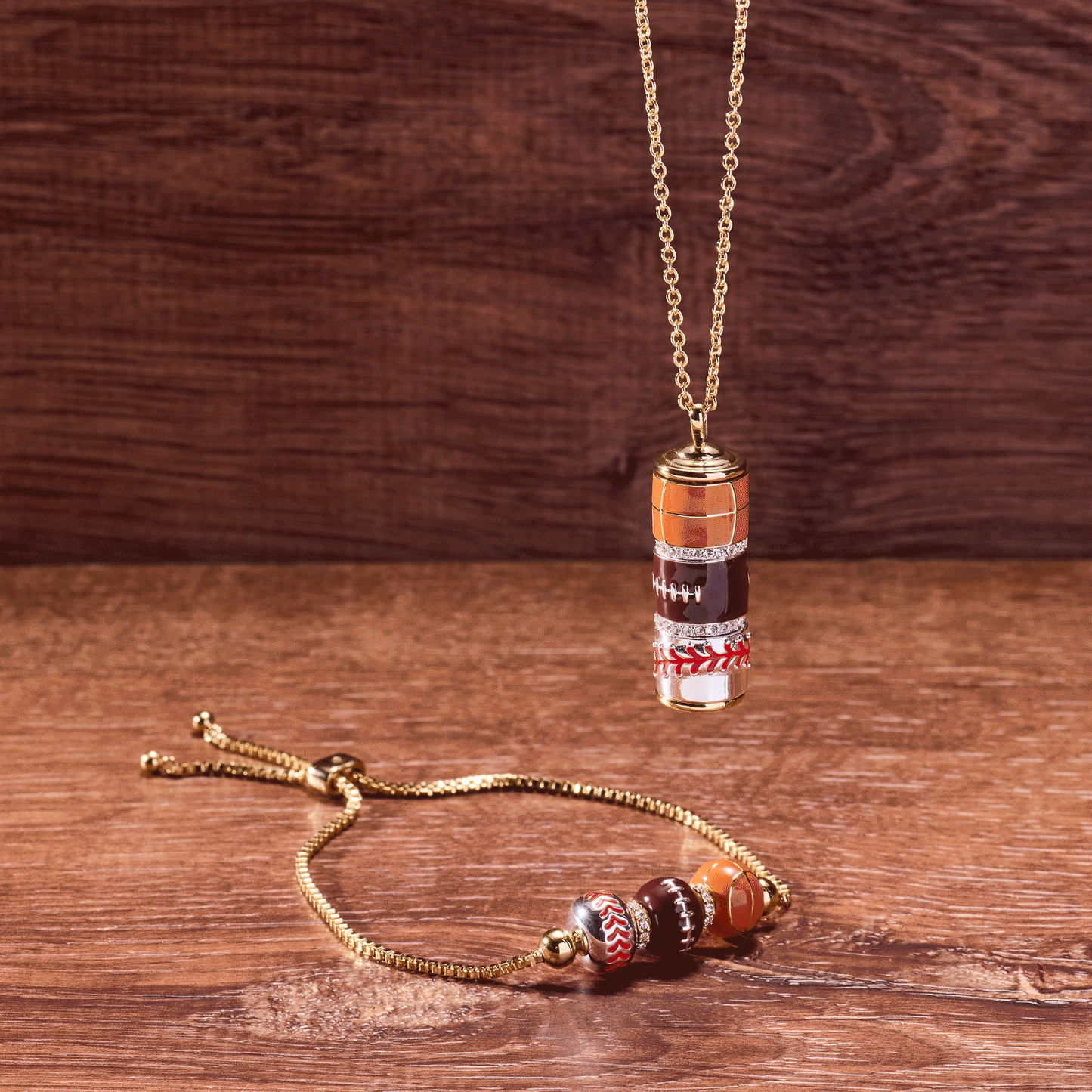 Game On Spinner Pendant