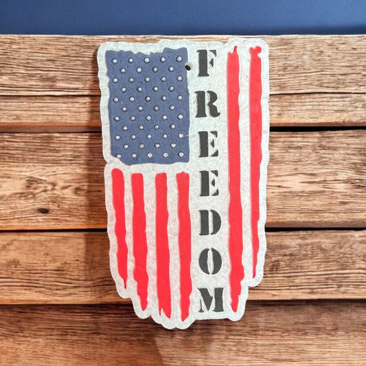 Freedom Flag Freshie
