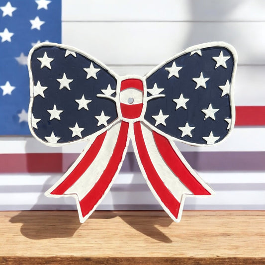 Red, White and Bow Freshie