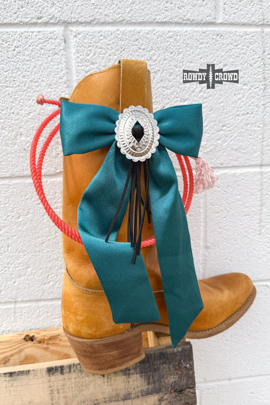 Tipsy Turquoise Bow