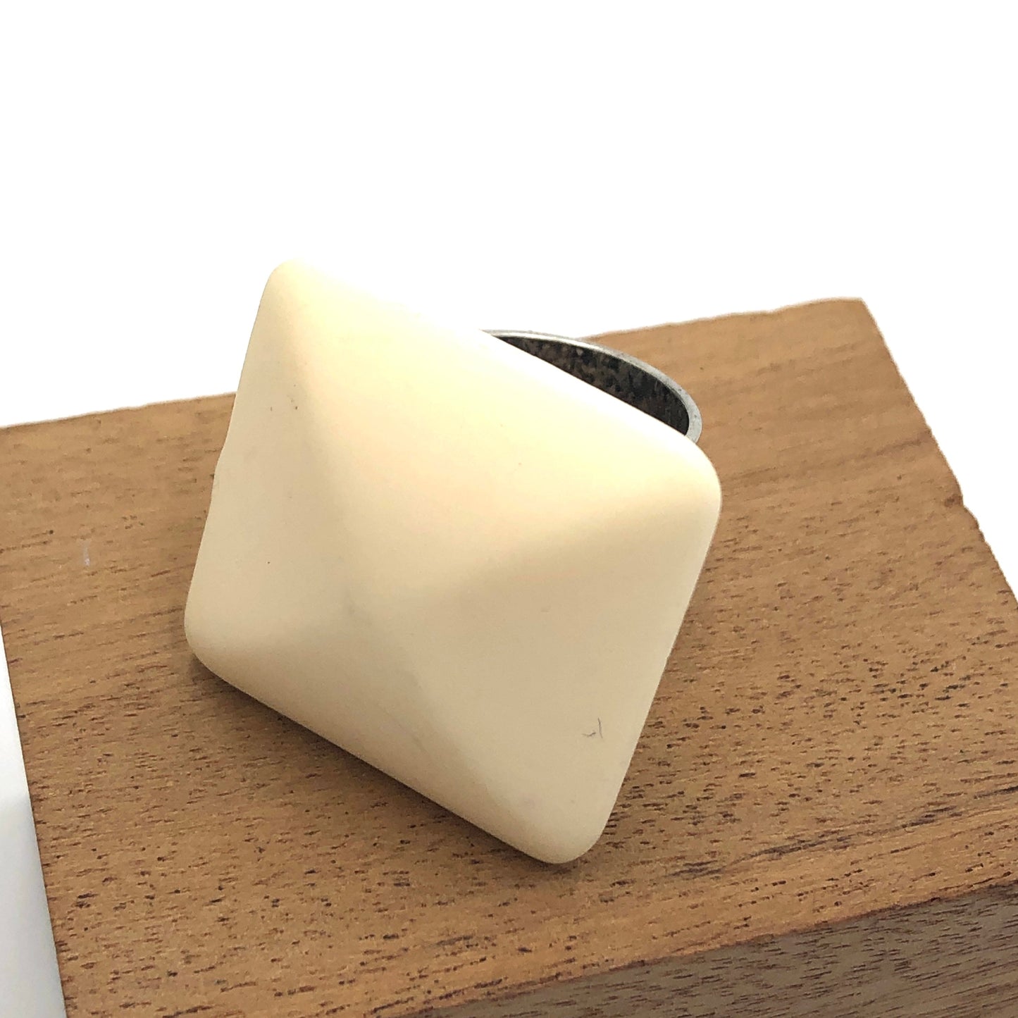 Velvet Square Cocktail Ring