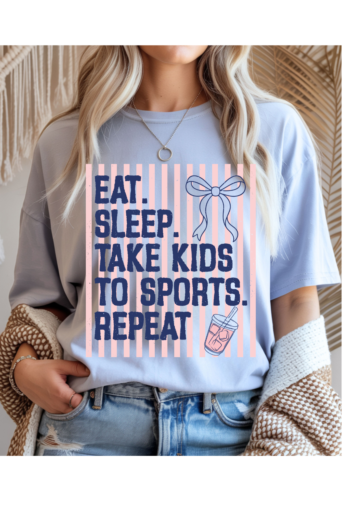 Eat Sleep Sports Graphic Tee