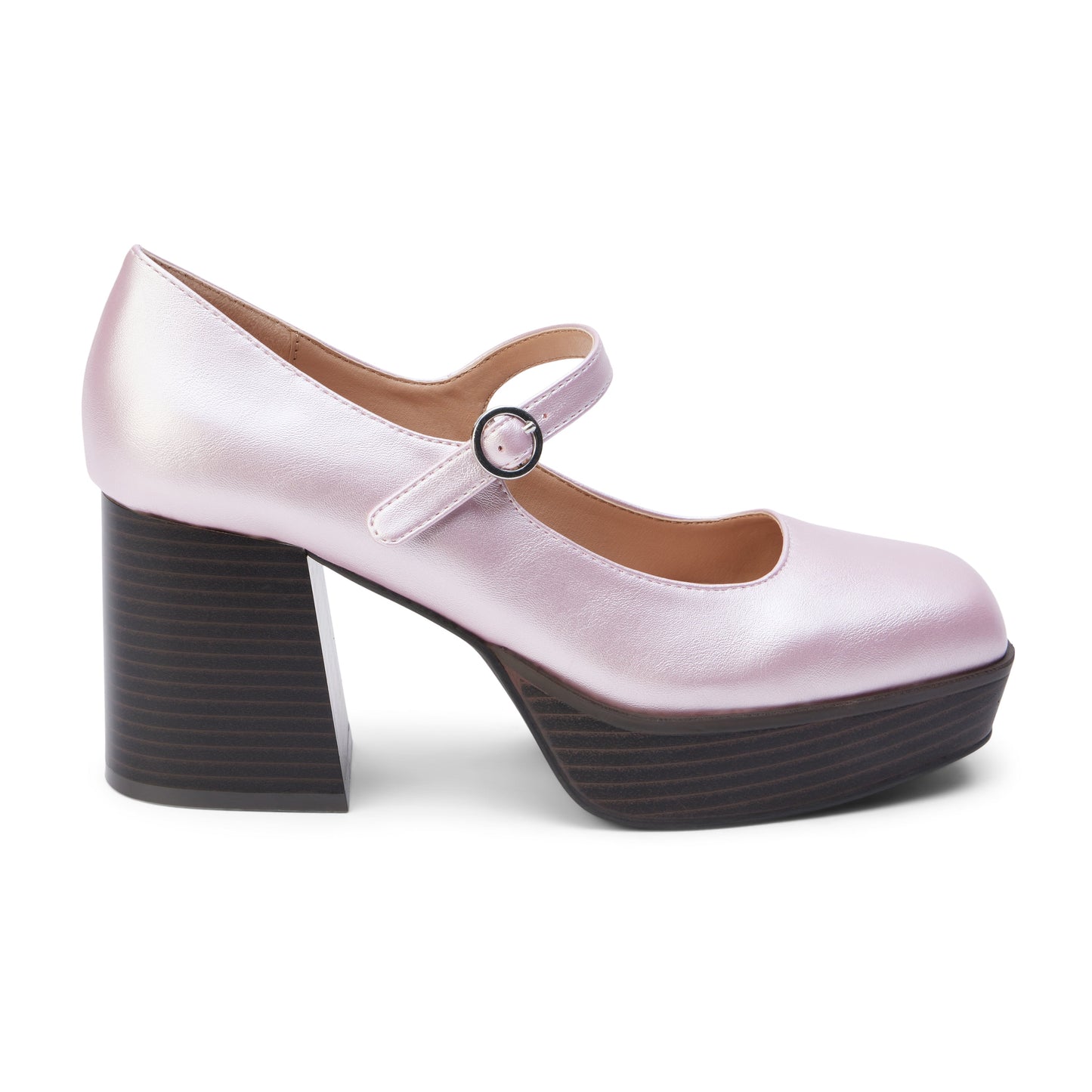Matilda Platform Heel In Metallic Rose