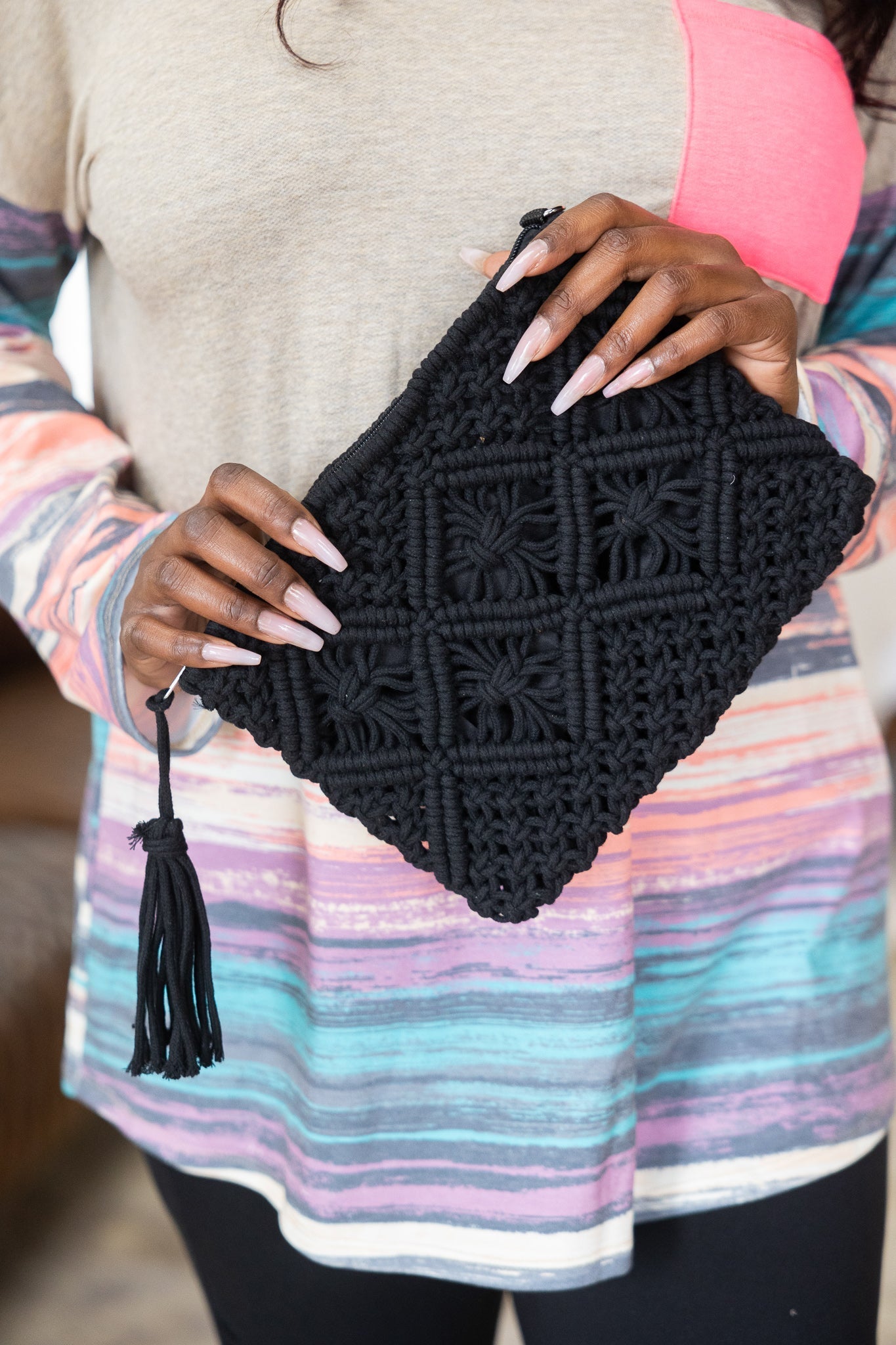 Macrame Evenings Clutch