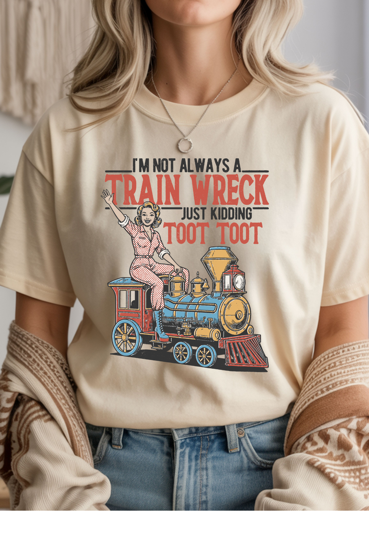 Train Wreck Graphic Tee