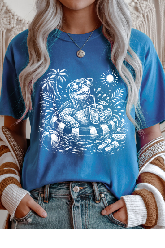 Summer Turtle Graphic Tee
