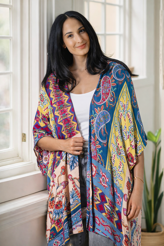 Royal Mosaic Kimono