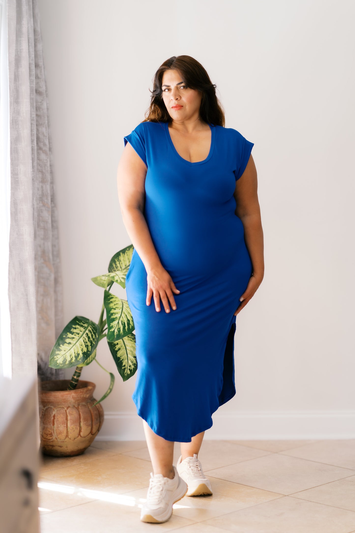 Regal Sapphire Dress