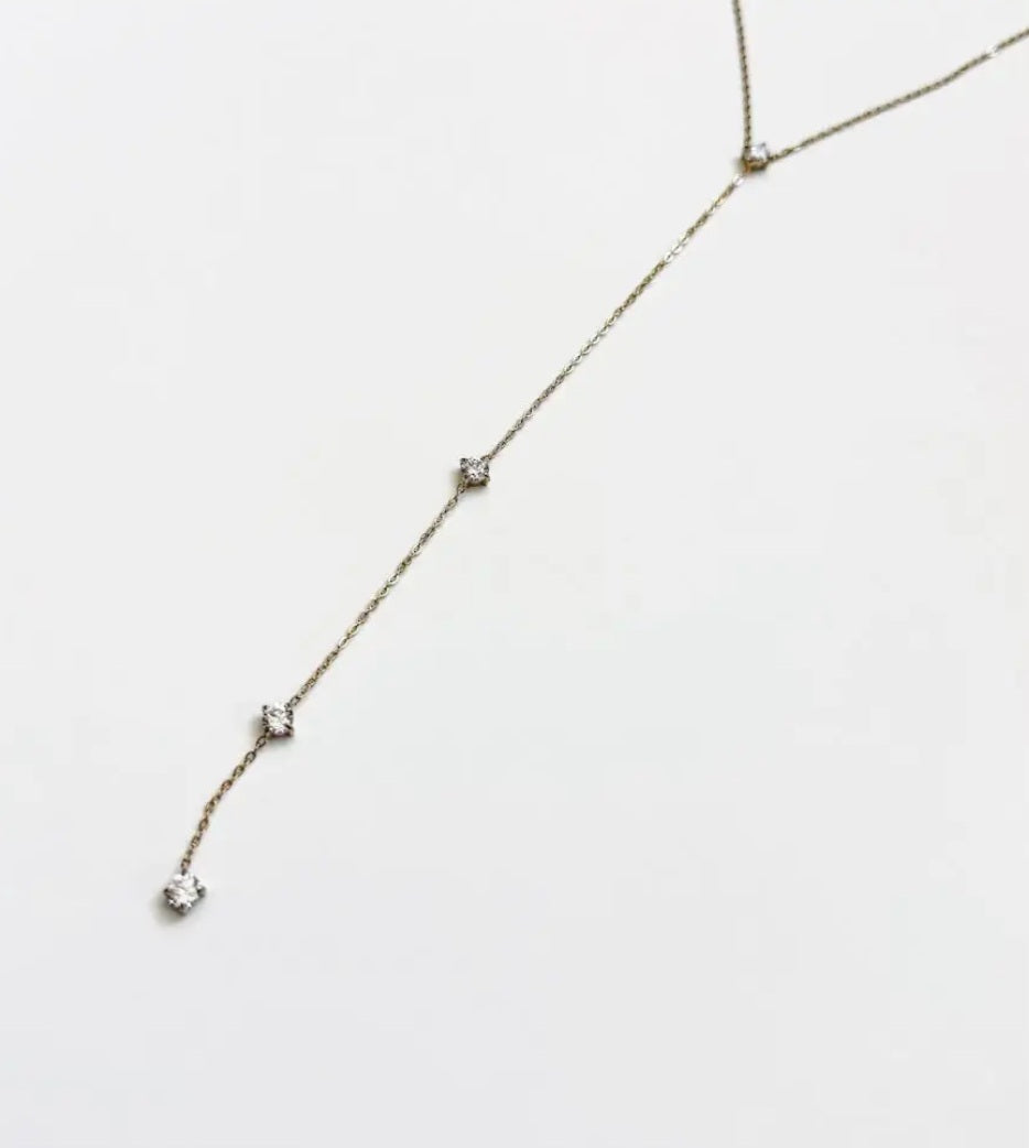 Sparkle Y Necklace - Waterproof