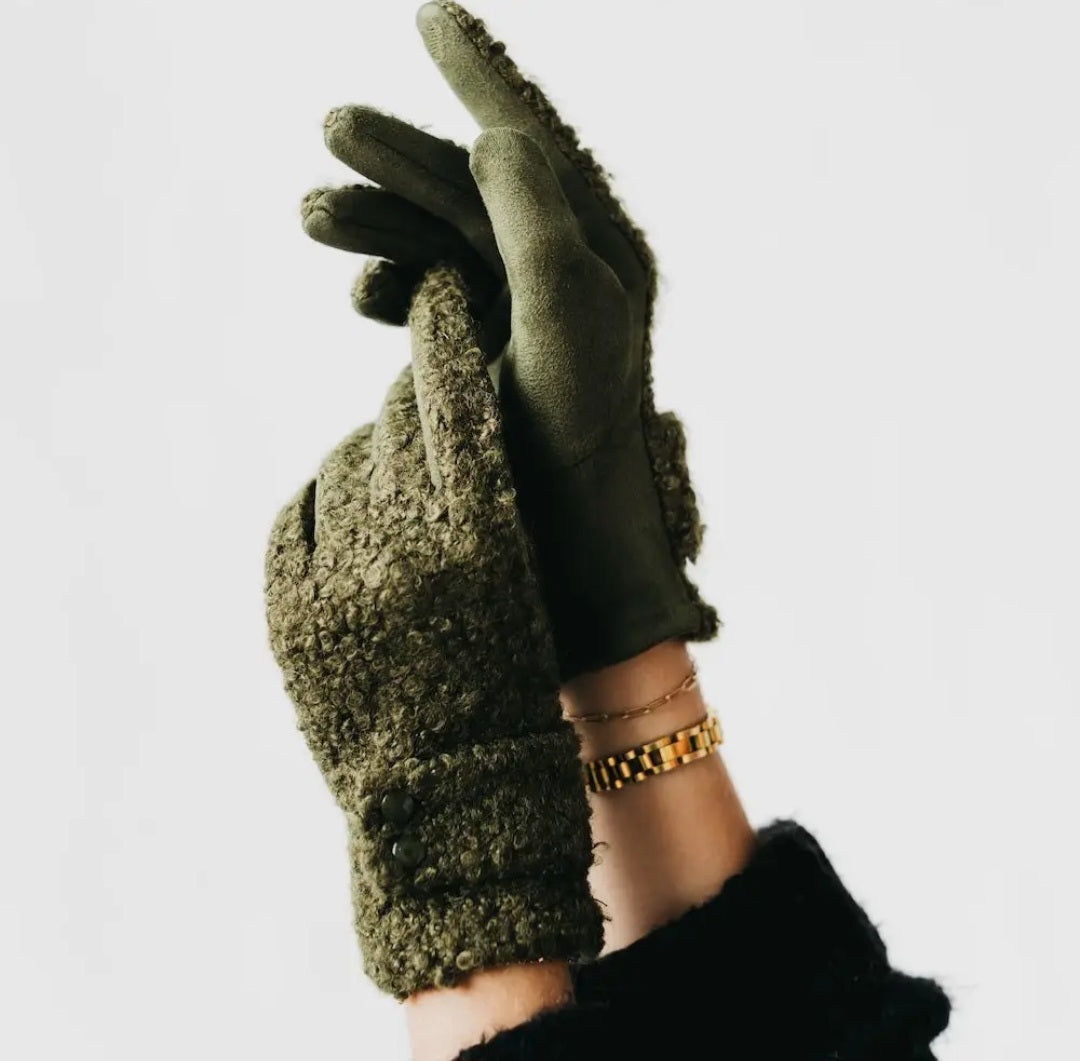 Teddy Sherpa Gloves