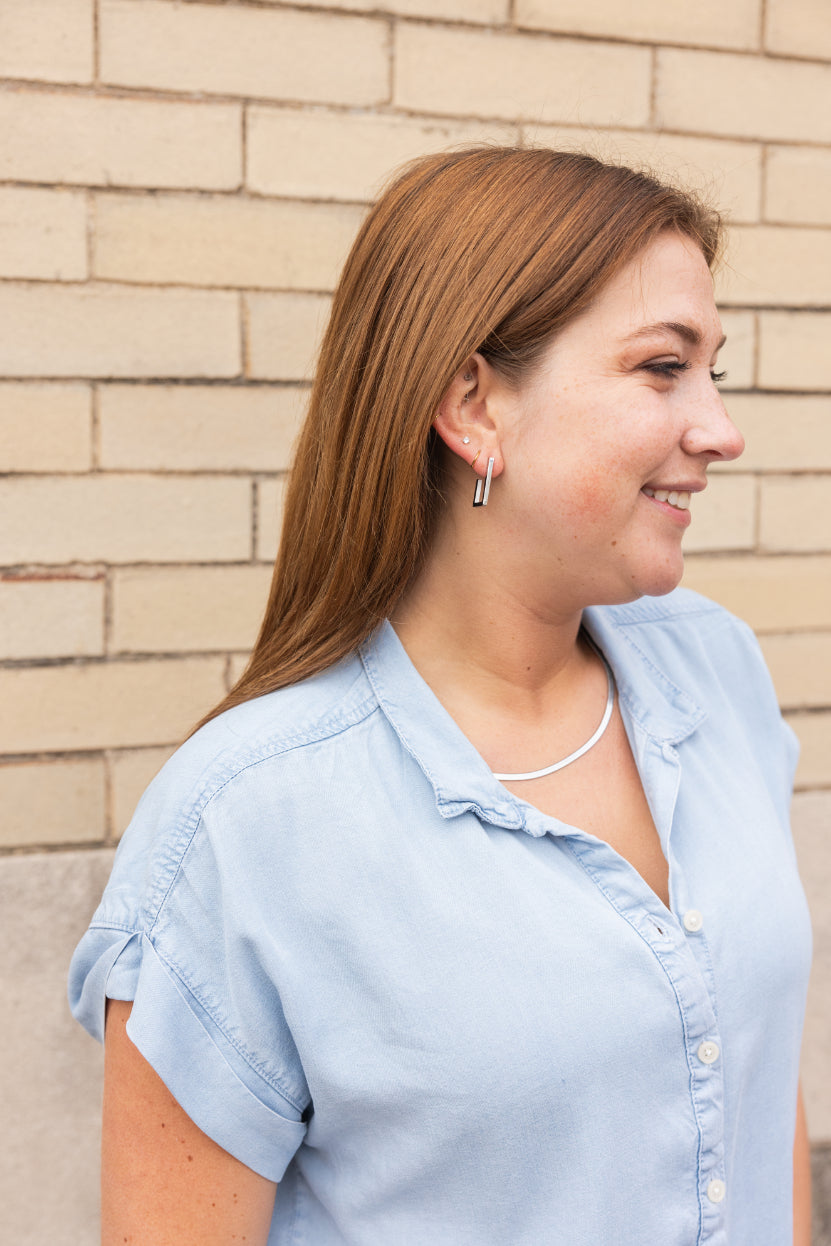 Luxe Silver Goldi Hoops