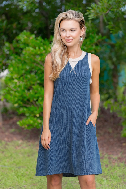 Tidal Ease Shift Dress