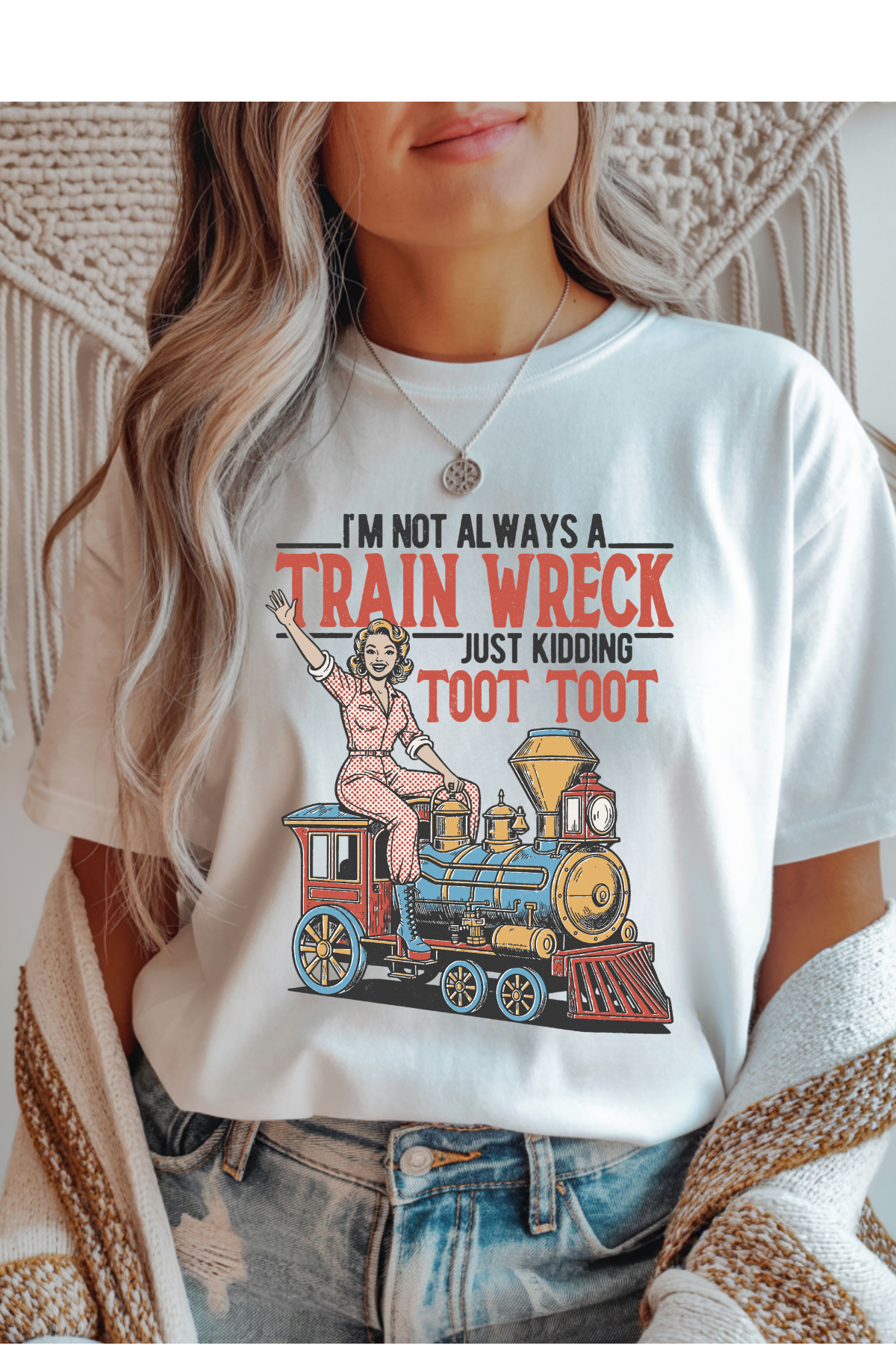 Train Wreck Graphic Tee