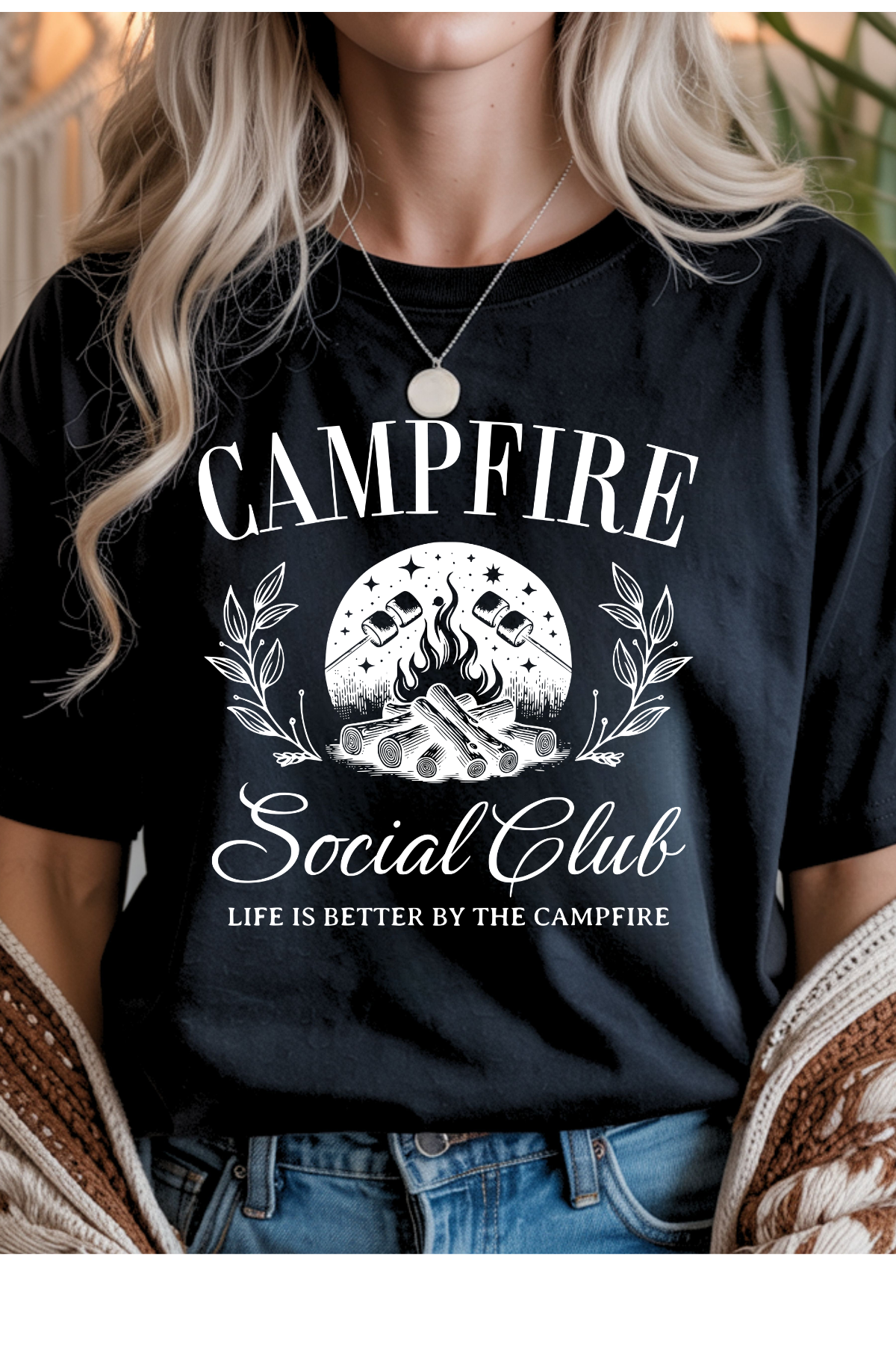 Campfire Social Graphic Tee