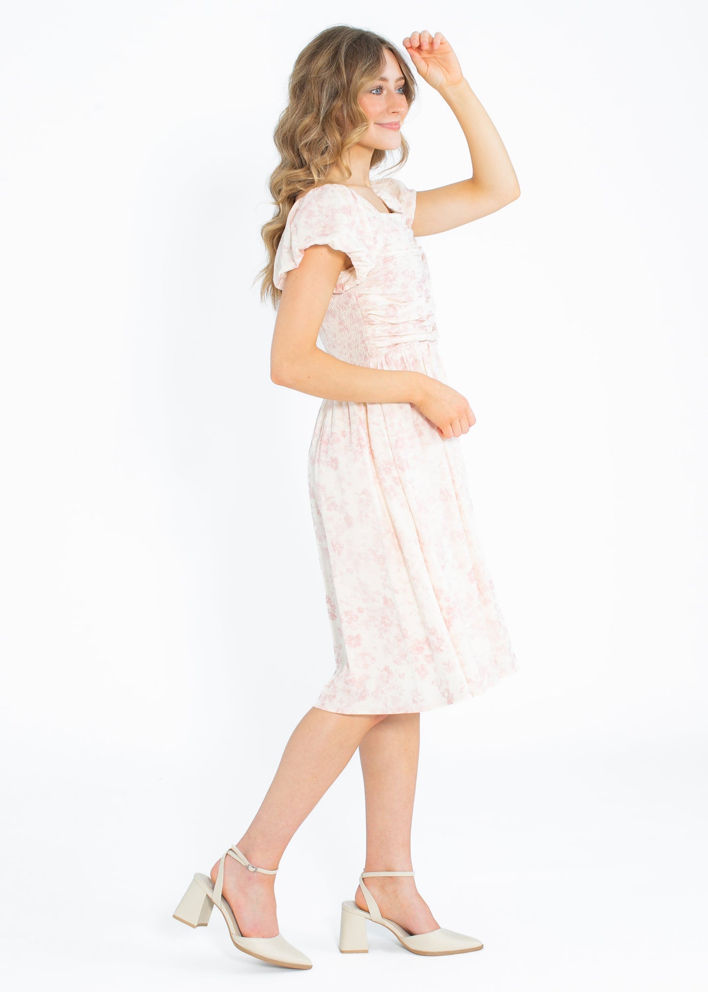 Brienna Cap Sleeve Midi Dress