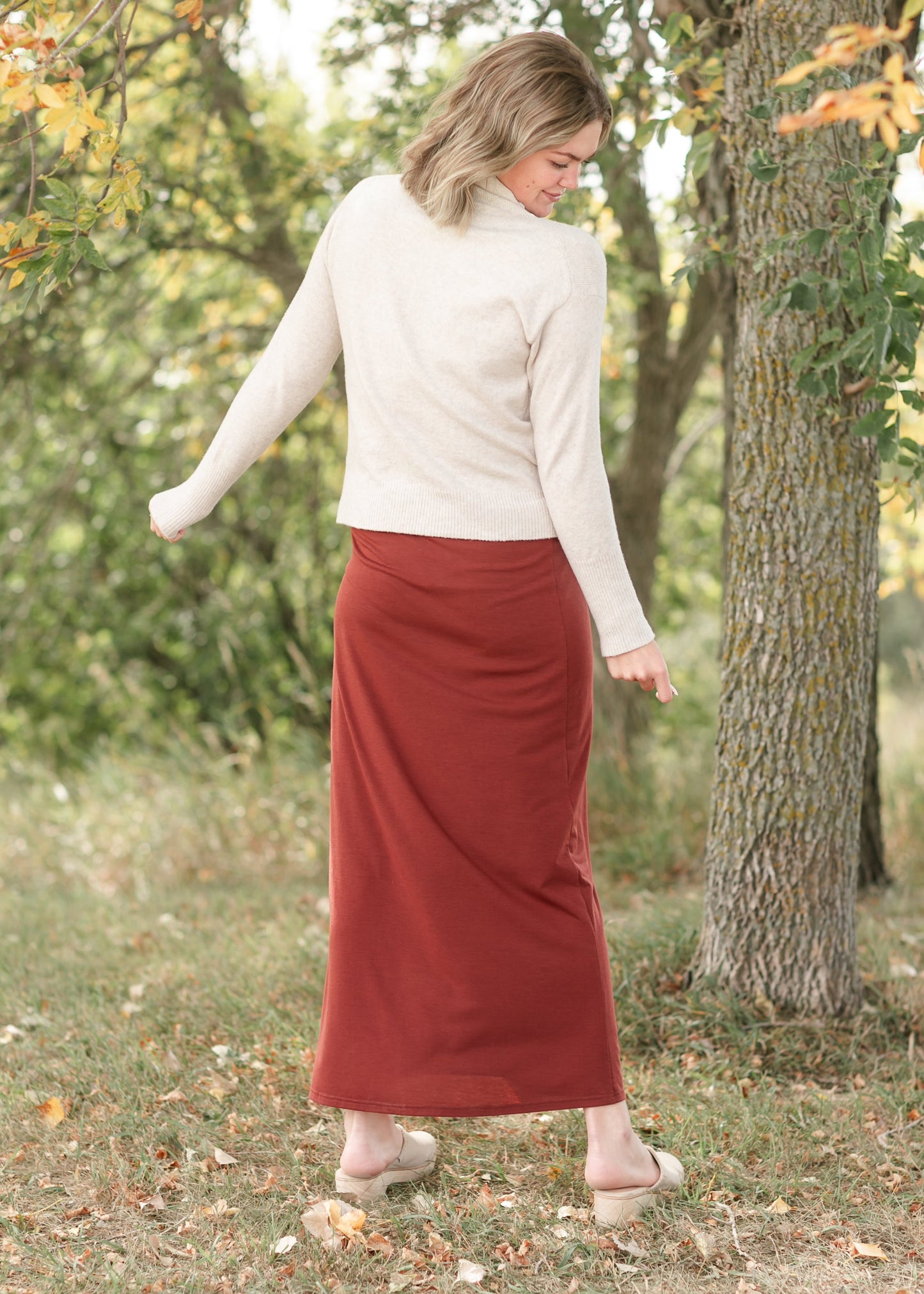 Clarise Premium Knit Maxi Skirt