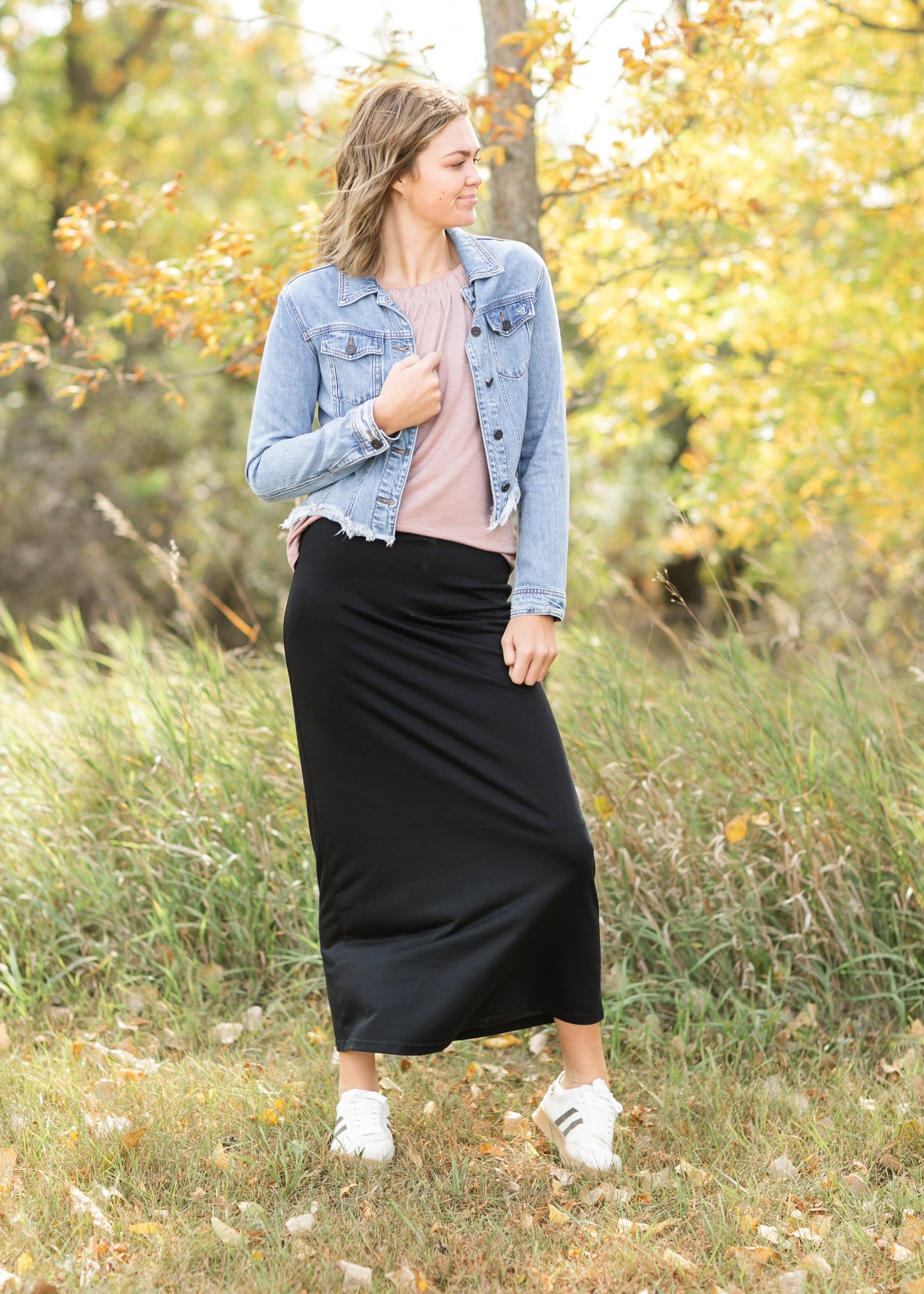Clarise Premium Knit Maxi Skirt