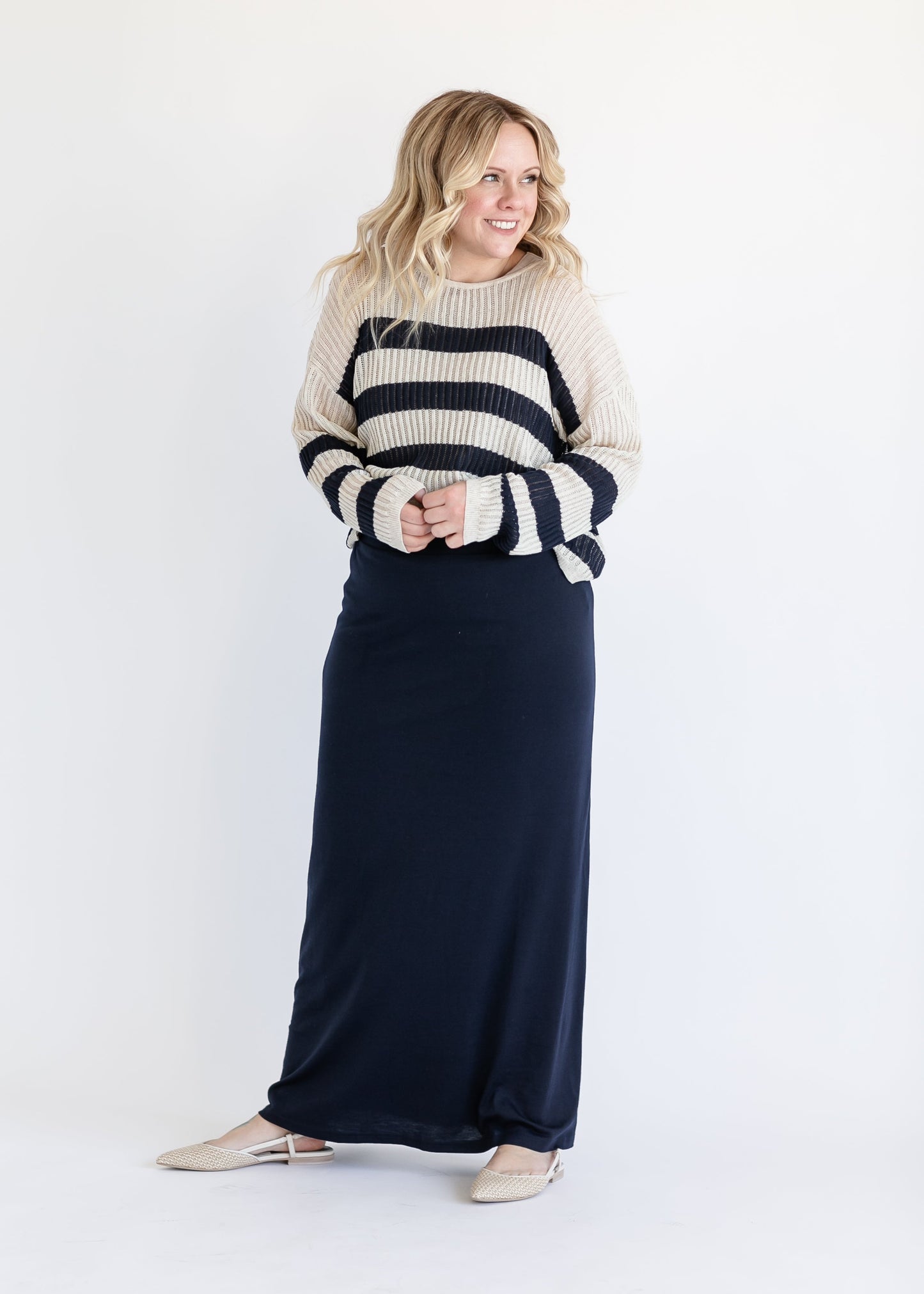 Clarise Premium Knit Maxi Skirt