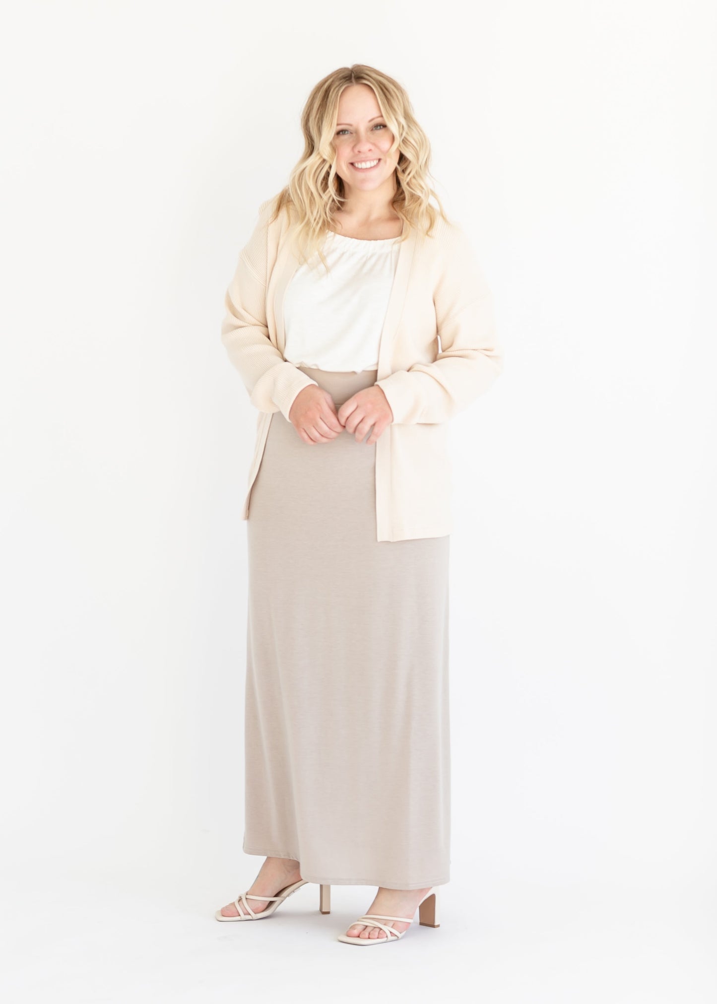 Clarise Premium Knit Maxi Skirt