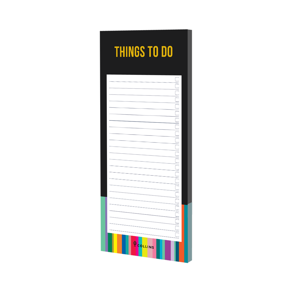 Edge Rainbow - Slim Magnetic To Do List Pad (ED1STD)
