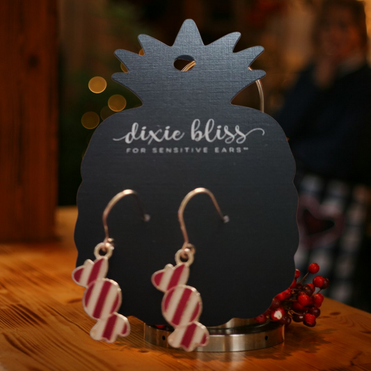 Christmas Candy Dangle Earrings