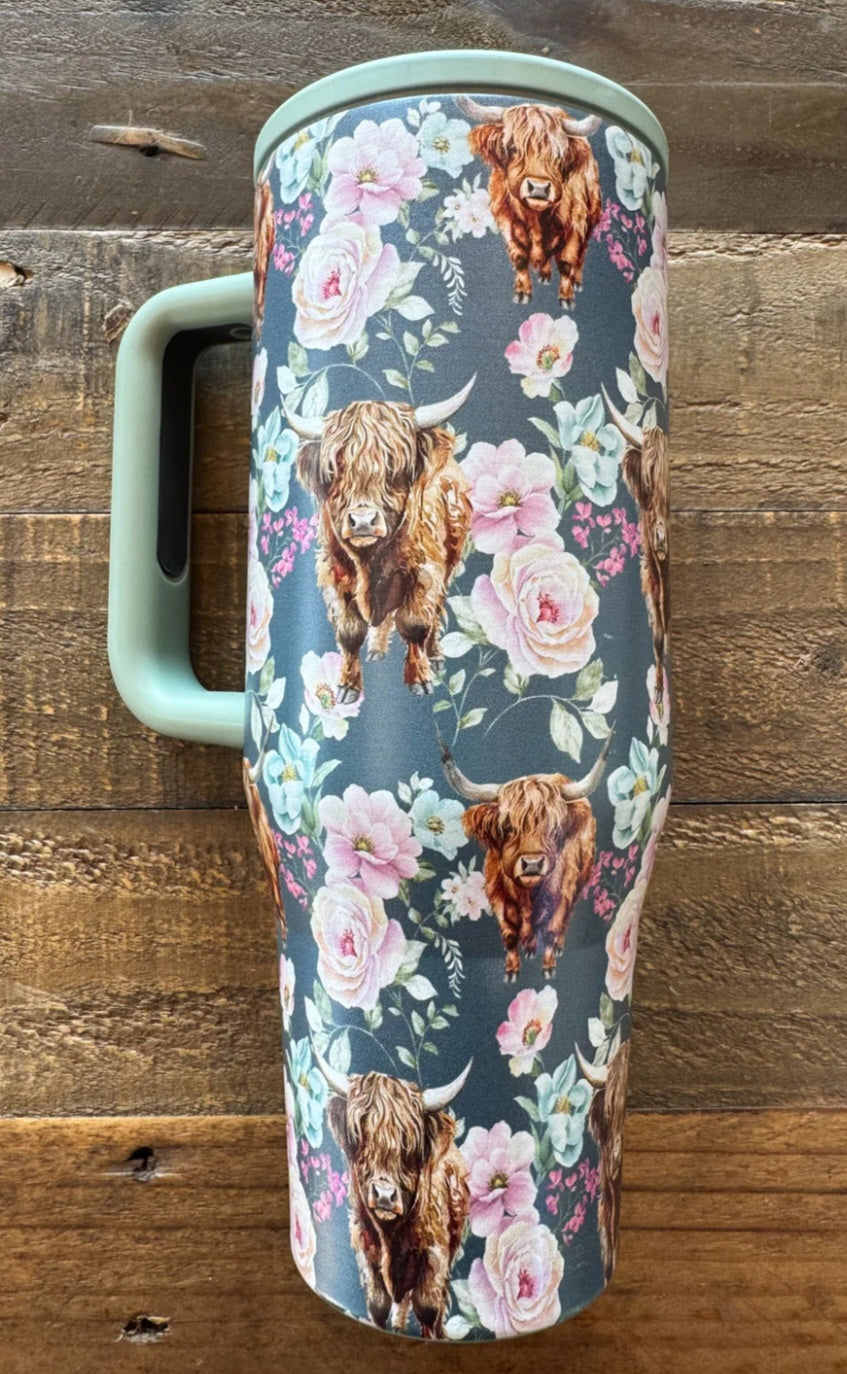 Floral & Western Stainless Steel Tumblers