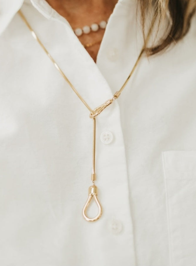 Lariat Toggle Necklace - Waterproof