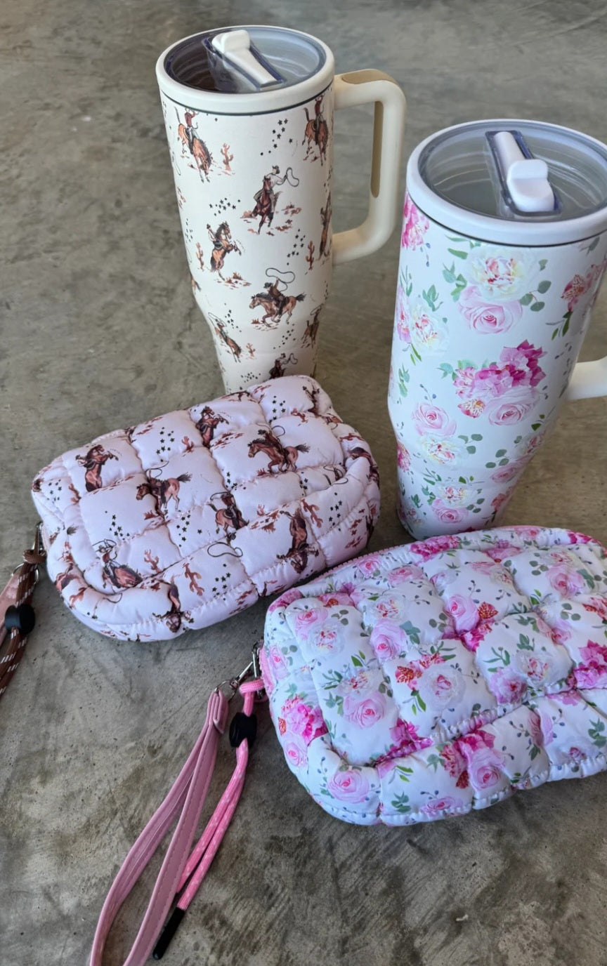 Floral & Western Stainless Steel Tumblers
