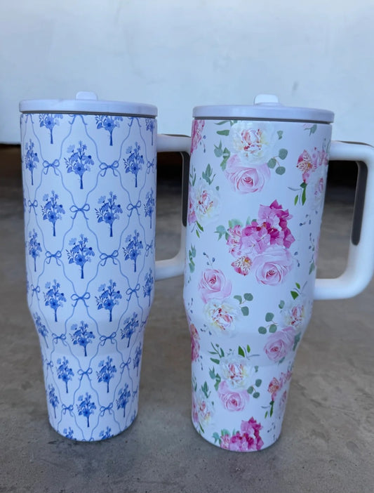 Floral & Western Stainless Steel Tumblers
