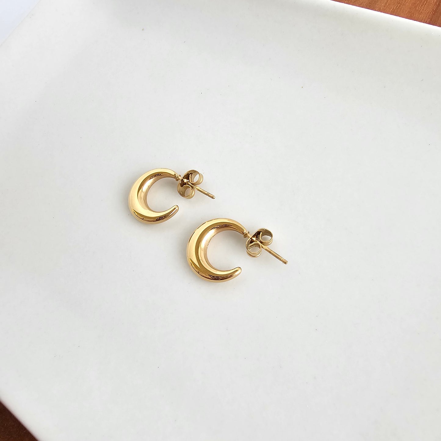Luxe Selena Hoops - Mini - Gold