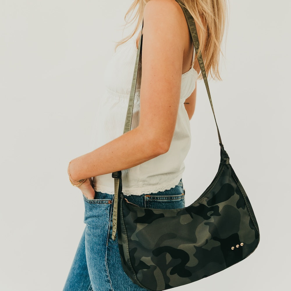 Sara Nylon Crossbody Bag