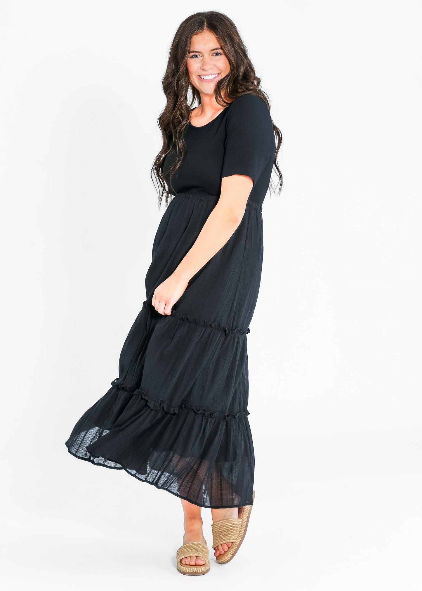 Serena Eyelet Maxi Dress