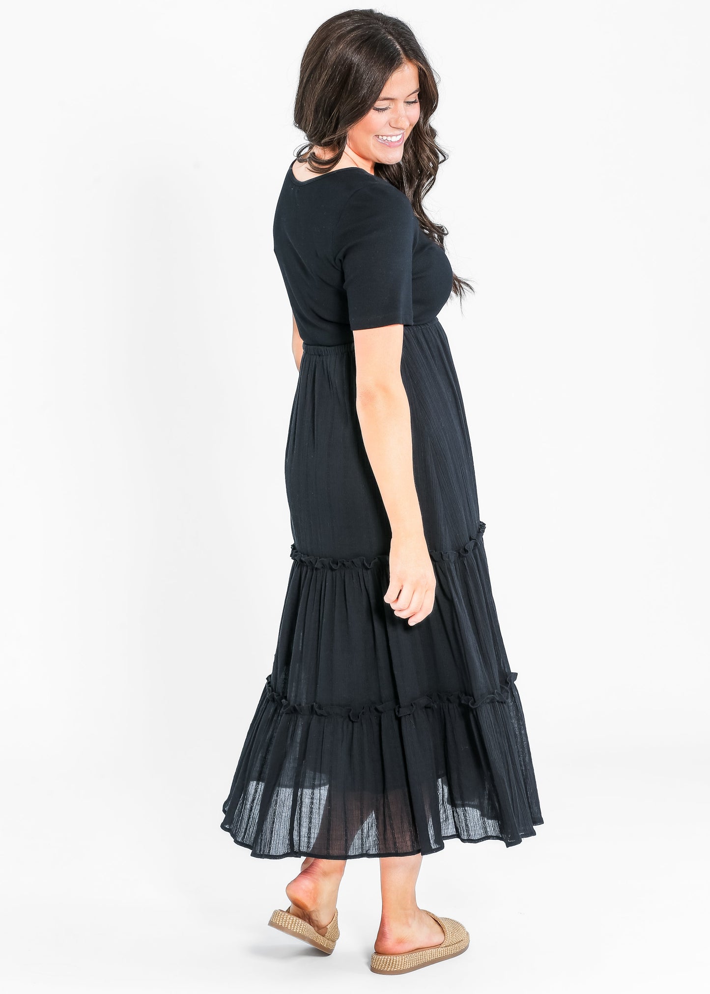 Serena Eyelet Maxi Dress