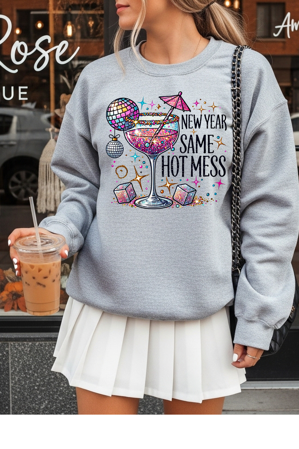 New Year Hot Mess Sweatshirt