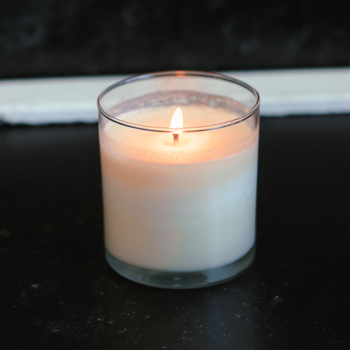 Lavender & Sweet Lemon - 9 oz Whiskey Glass Candle