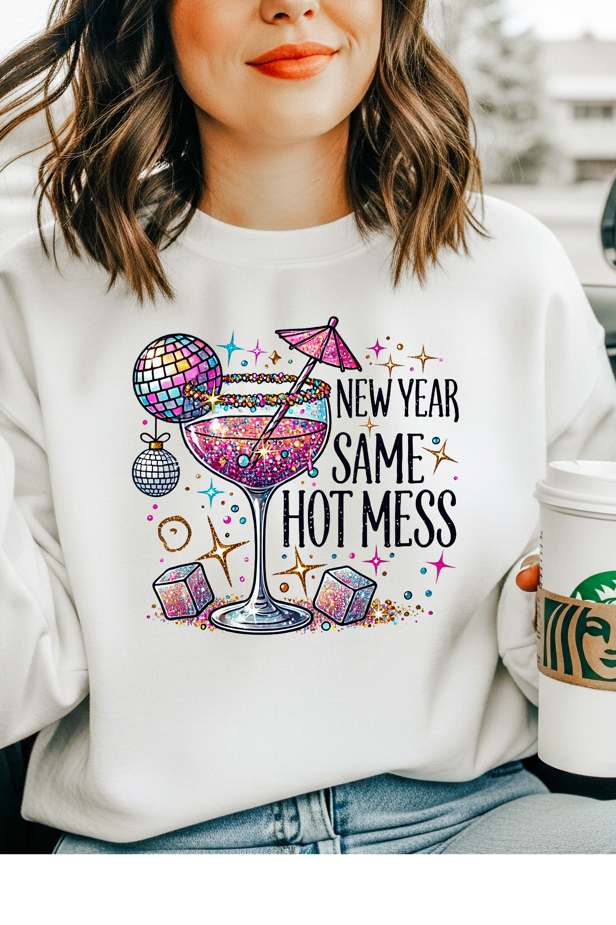 New Year Hot Mess Sweatshirt