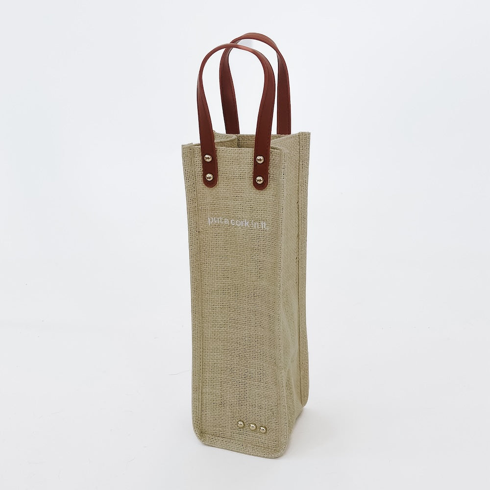 Gifted Canvas Reusable Wine Tote