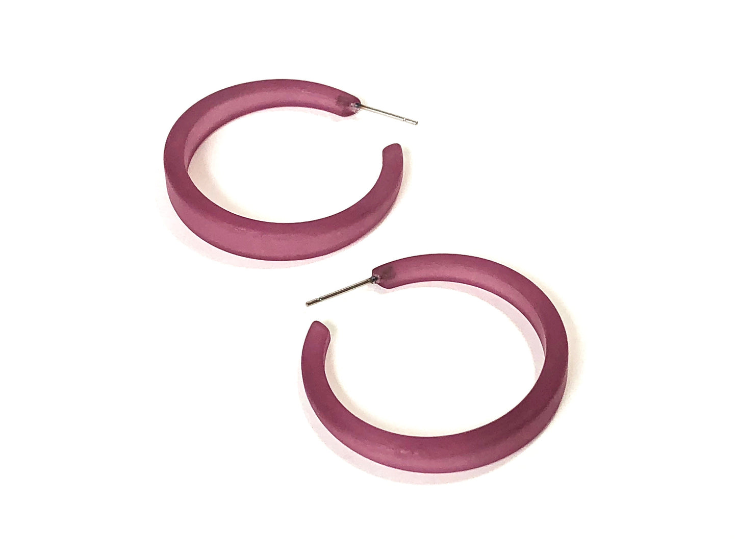 Phoenix Frosted Hoop Earrings