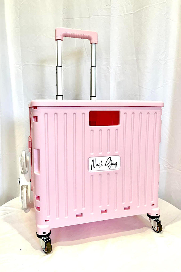 Pink Rolling Cart